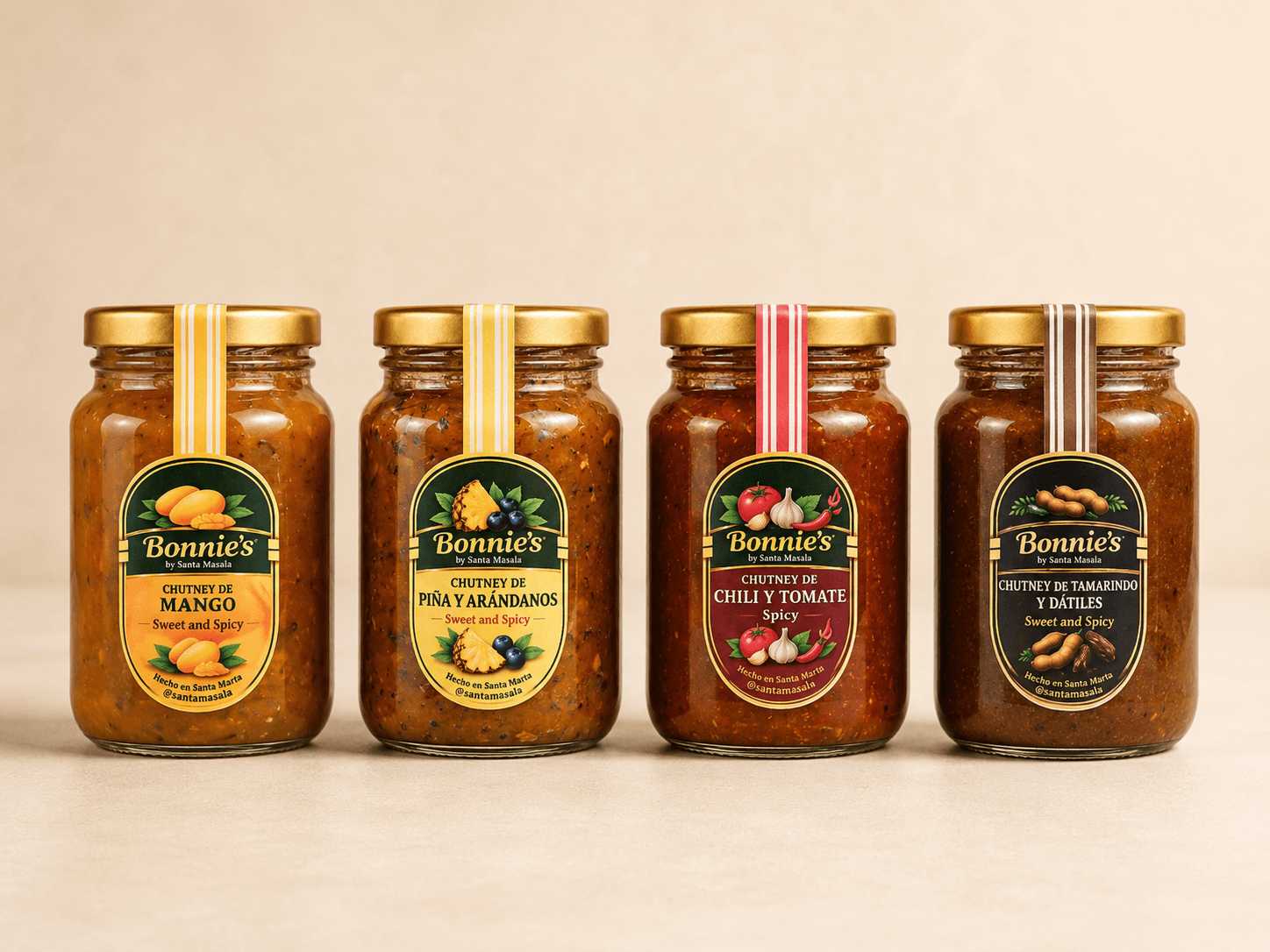 Combo Big Chutneys x4